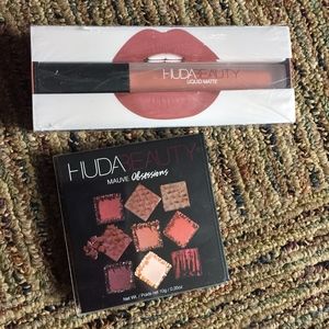HUDA BEAUTY Eyeshadow & Liquid Lipstick